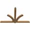 Ekena Millwork Redmond Smooth Timber Gable Bracket, Western Red Cedar, 96"W x 64"H x 3 1/2"D x 5 1/2"F, 16/12 Pitch GBW096X64X0406RED00SWR - alternate 2